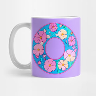 Mother's Day Primrose Flower Wreath (MD23MOD005b) Mug